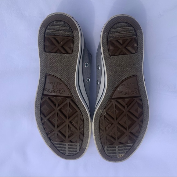 Converse All Star Chuck Taylor Double 2 Tongue Sneaker Grey Aqua Women's Size 6 - Picture 7 of 12